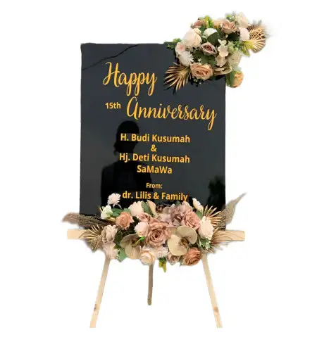 Papan Bunga Akrilik Gunungkeling